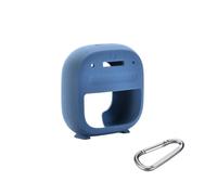 XBERSTAR Custodia in silicone per altoparlante Bose SoundLink Micro 2, con moschettone in metallo, resistente agli urti e ai graffi (blu)