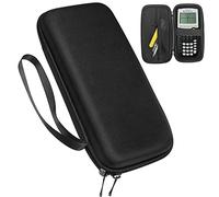 Xberstar Custodia per Texas Instruments TI-84 TI-83 Plus CE Calcolatrici grafiche e molto altro ancora, custodia rigida in EVA da viaggio antiurto (nero puro)