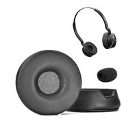 XBERSTAR Engage 75 - Cuscinetti auricolari di ricambio per cuffie Jabra Engage 55/65/75, per cuffie Jabra Engage 55/65/75 (nero)