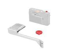 XBERSTAR Impugnatura per pollice compatibile con fotocamera Fujifilm X100VI, in alluminio, con pulsante di scatto (argento)