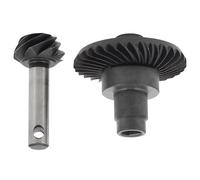 XBERSTAR Ingranaggi conici in acciaio Set 8T/33T per Axial SCX10 II 90046 90047 AR44 AR45 1/10 RC Crawler Differenziale Gear