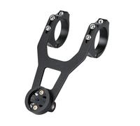 XBERSTAR Out-Front - Supporto per computer da bicicletta, per Garmin/Bryton/Cateye, colore: nero