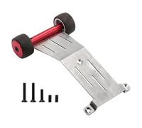 XBERSTAR Ruota Head Up RC per Mini Slash 4X4 RC Car Head-Up Wheel Acciaio Inox Wheelie Bar (rosso)