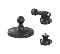 XBERSTAR Supporto magnetico per fotocamera per Action Camera Supporto magnetico Base Stand con rotazione a 360 ° Adattatore per staffa a testa sferica per Insta360 X5/X4/X3/X2/ONE RS/R/X