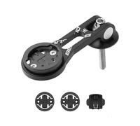 XBERSTAR Supporto per computer da bicicletta, staffa per computer in lega di alluminio per bicicletta GPS maniglia verticale supporto di estensione per Garmin/per Bryton/per Cateye