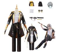 XBGXBG Trailblazer Caelus Cosplay Costume Outfit - [Honkai: Star Rail] [Abbigliamento, attrezzi, accessori, parrucche inclusi] -Anime Gioco Gioco di ruolo Costume Fotografia Manga Mostra Fan Cosplay