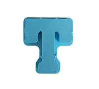 XBHGSY Stampo In Silicone Pezzi 26 Lettere Inglesi Stampo In Silicone Per Dolci Fai Da Te Stampo Per Cioccolato Caramelle Budino Gelatina Lettera T