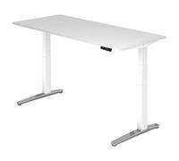 XBHM 19 WC | Scrivania - Bianco 180x80 regolabile in altezza elettrico