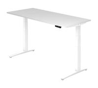 XBHM 19 WW | Scrivania - Bianco 180x80 regolabile in altezza elettrico