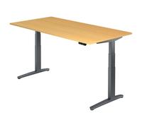 XBHM 2E GG | Scrivania - Faggio 200x100 regolabile in altezza elettrico