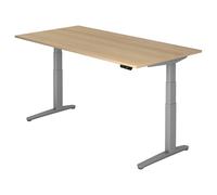 XBHM 2E SS | Scrivania - 200x100 Quercia regolabile in altezza elettrico
