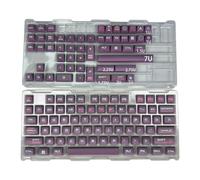 xbiez 128Keys Cyber Type Gradual Change Keycaps con altezza XDA per tastiere meccaniche Keycap, 128PCS XDA Keycaps