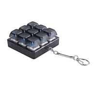 xbiez Alta Trasparenza 9 Tastiere Keycap Interruttori Tester Per Tastiere Meccaniche Con La Funzione Di Prova Per Il Gioco Portachiavi Allegato