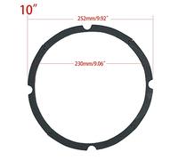 xbiez Anelli di bordo della schiuma Guarnizione della pressa del corno Parti di riparazione di gomma Surround Repair Foam Woofer Eva Guarnizione
