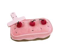 xbiez Astuccio per matite con torta di frutta, ad alta capacità, organizer per penne, astuccio con cerniera, borsa da viaggio per trucchi per studentesse e donne, spaziosa frutta, B