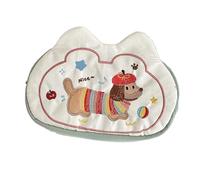 xbiez Astuccio per matite ricamato, con cane animale, portapenne, portatile, organizer da viaggio per trucchi da donna, ragazza, studente, astuccio portatile per la scuola, Cane arcobaleno