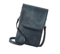 xbiez Borsa a tracolla in pelle PU Portafoglio per telefono Multi Tasca Borsa a tracolla Tracolla Regolabile Per Carta di Contanti Dispositivi Mobili Portafoglio Telefono Moda Etica, Blu, One Size