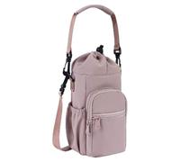 xbiez Borsa per il trasporto della bottiglia d'acqua con maniche con coulisse con cinghia regolabile porta acqua sportiva borsa termica a tracolla