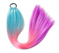 xbiez Colorato 9 Fili Intrecciati Estensione Dei Capelli Dreadlock Hairtie Treccia Styling Polsini Per Festival Feste Quotidiano Noi