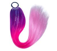 xbiez Colorato 9 Fili Intrecciati Estensione Dei Capelli Dreadlock Hairtie Treccia Styling Polsini Per Festival Feste Quotidiano Noi