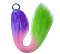 xbiez Colorato 9 Fili Intrecciati Estensione Dei Capelli Dreadlock Hairtie Treccia Styling Polsini Per Festival Feste Quotidiano Noi