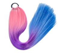 xbiez Colorato 9 Fili Intrecciati Estensione Dei Capelli Dreadlock Hairtie Treccia Styling Polsini Per Festival Feste Quotidiano Noi