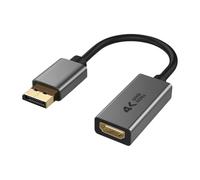 xbiez Convertitori DisplayPort A HDMI 4K60Hz Gold Plate Connettori Plugs E Play Per Monitor Proiettori Trasmissione Trasparente