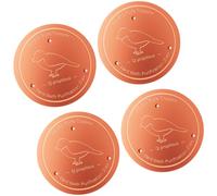 xbiez Detergente impermeabile per uccelli acquatici in bronzo con base di assistenza triplice copia per la manutenzione dell'acqua senza sforzo Pulitore da giardino in bronzo per esterni