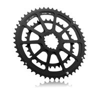 xbiez Doppia corona leggera per bici da strada 50-34T/52-36T/53-39T doppia ruota di catena per sistemi di velocità 8/9/10/11/12