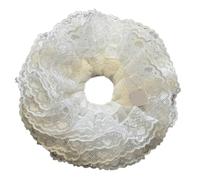 xbiez Elastico per capelli in pizzo, accessorio per coda di cavallo, da indossare tutti i giorni o per occasioni speciali come feste