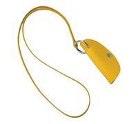 xbiez Elegante borsa da appendere al collo in pelle PU a mezza luna, ideale per studenti e professionisti che cercano un design comodo da appendere al collo, Misura unica, come descritto, come