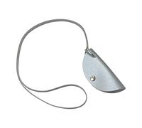 xbiez Elegante borsa da appendere al collo in pelle PU a mezza luna, ideale per studenti e professionisti che cercano un design comodo da appendere al collo, Misura unica, come descritto, come