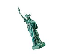 xbiez Handcrafteds - Statua in miniatura della Libertà, 30,5 cm, con tinta ramata, per scaffali e scrivanie