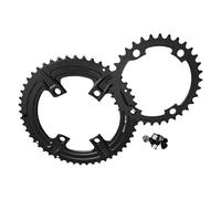 xbiez Leghe di alluminio Doppio Foro Corona Doppio Pignone Biciclette Pedivelle Parte Per Biciclette Strada Ciclisti Professionali Guarnitura