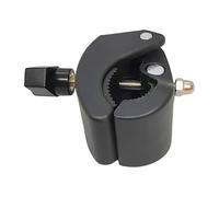 xbiez Morsetto per manubrio con filettatura da 1/4" per binari fino a 4,5 cm di diametro, per bici e moto, supporto per telefono con artiglio