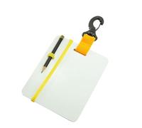 xbiez Subacquea Piastra di scrittura Consiglio Immersione Wordpad Con Matita E Rilascio Rapido Fibbie Subacquea Wordpad Facile da Usare Scrittura Diver Comunicazione Gear