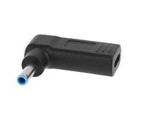 xbiez Tipo C Femmina A 4.5x3.0mm Maschio Adattatore Spina Angolo 90 ° Convertitore di Potenza Adatto Per Elitebook 820 G3 820 G Adattatore di Alimentazione Splitter