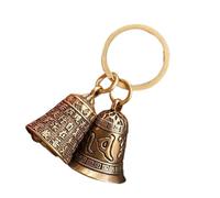 xbiez Tradizionale supporto in metallo con simbolo della ricchezza Campane Cinque Imperatori Moneta Charm Ornamento Culturale & Pratico Ciondolo Moneta Culturale per Chiavi, A, Taglia unica