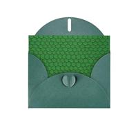 XBKGOHA Biglietto di auguri verde scuro stampato con pelle di serpente verde per inviti festivi per feste di compleanno