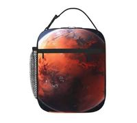 XBKGOHA Borsa termica portatile per il pranzo con stampa di pianeta Marte borsa riutilizzabile durevole per uomini e donne