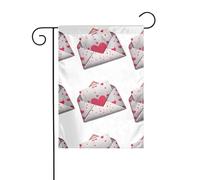 XBKGOHA Busta con lettera d'amore Immagine Giardino pennone esterno cortile decorazione moda 30,5 x 45,7 cm