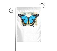 XBKGOHA Farfalla su banconota Immagine Giardino pennone esterno cortile decorazione moda 30,5 x 45,7 cm