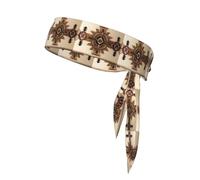 XBKGOHA Foulard sportivo con motivo dipinto nativo americano, assorbe il sudore e traspirante, fascia per capelli con movimento, fazzoletto su entrambi i lati