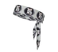 XBKGOHA Foulard sportivo con motivo topo nel buco, assorbe il sudore e traspirante, fascia per capelli con movimento, fazzoletto su entrambi i lati