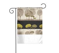 XBKGOHA Green Grove - Asta per bandiera da giardino, decorazione per cortile, 30,5 x 45,7 cm