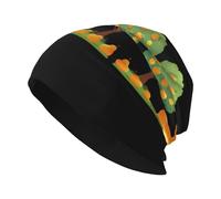 XBKGOHA Little Yellow Duck Under The Par Tree Printing Adult Fashion Knit Hat - Cappello lavorato a maglia, morbido, confortevole e traspirante