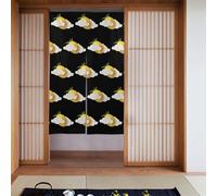 XBKGOHA Mango tra le nuvole stampa tenda 2 pezzi impiombata 86,4 x 142,2 cm buon drappo, liscio e non facilmente rugoso, tende in tessuto, divisori