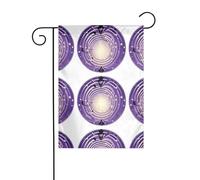 XBKGOHA Piccole stelle nel vortice viola Immagine Giardino pennone esterno cortile decorazione moda 30,5 x 45,7 cm