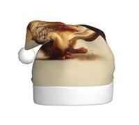 XBKGOHA Scoiattolo che legge un libro Stampa Cappello di Natale per Adulto accessorio di qualità morbido, leggero e soffice