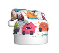XBKGOHA simpatico monster truck stampa cappello di Natale per adulto qualità accessorio morbido, leggero e soffice